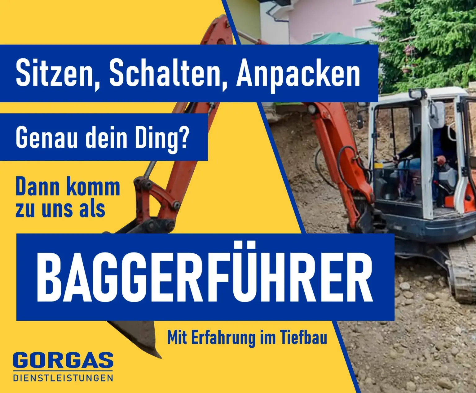 Baggerführer, Tiefbau Jobs, Bernburg, Könnern
